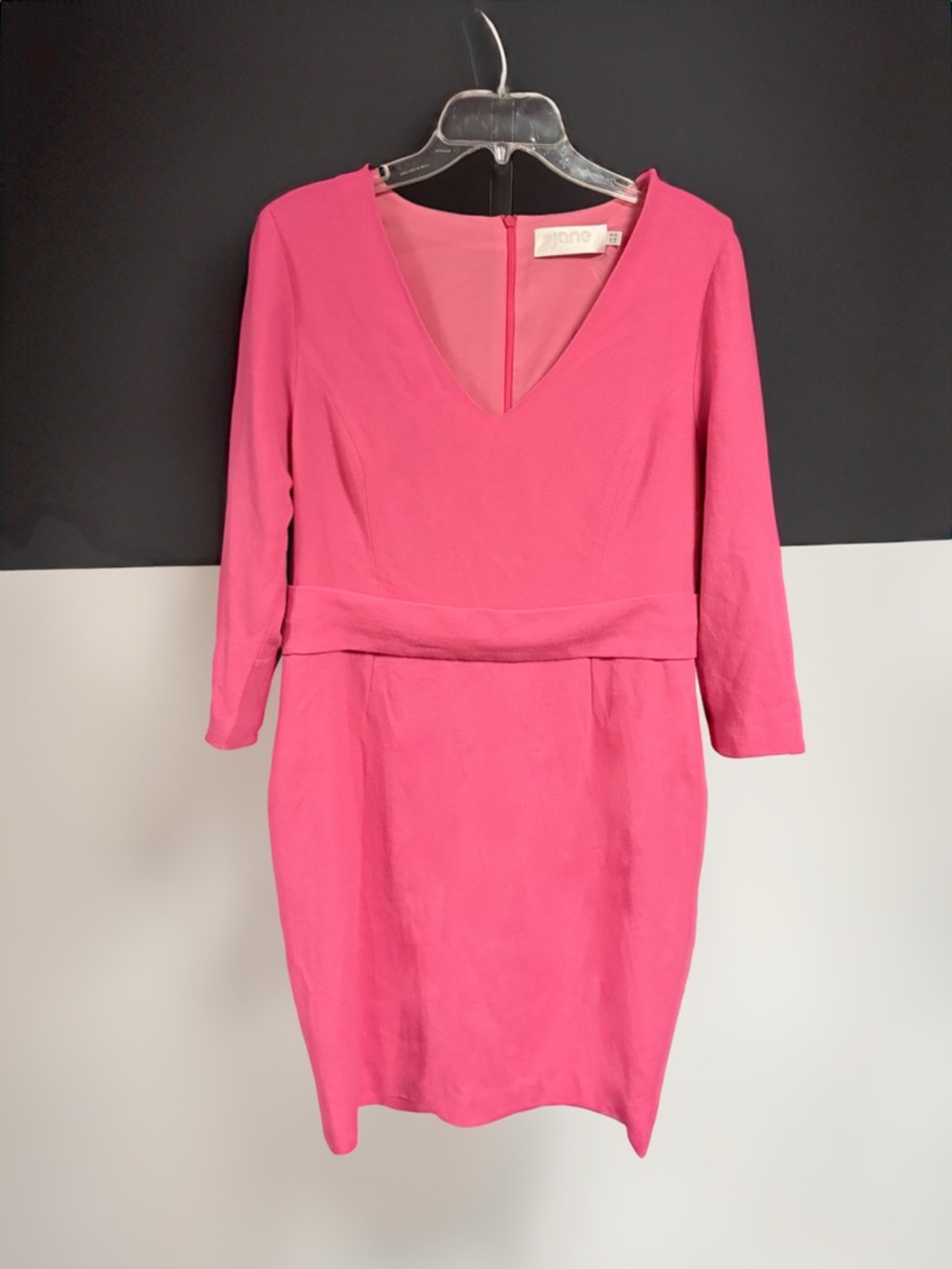 Jane atelier Pink V-Neck Sheath Dress Size 12